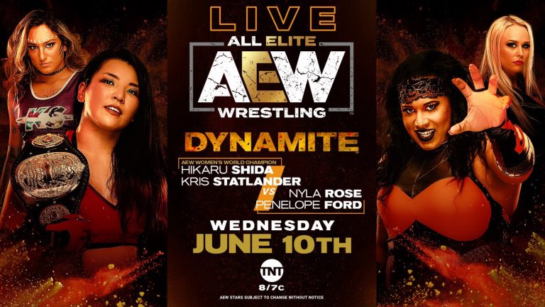 Penelope Ford (With Kip Sabian) & Nyla Rose VS Kris Statlander & Hikaru Shida, Darby Allin & Dr. Britt Baker Update: AEW Dynamite (6/10) LIVE RESULTS – Pro Wrestling News