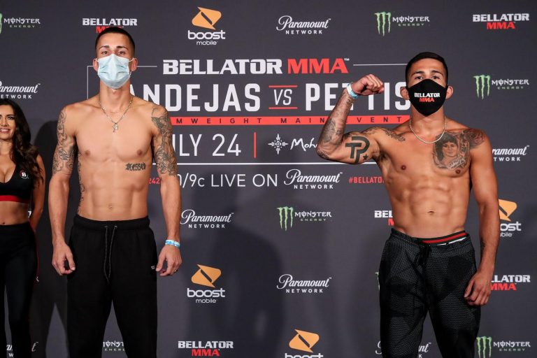 Official Weigh-In Results & Photos For Tomorrow’s Bellator 242: Bandejas vs. Pettis – MMA News