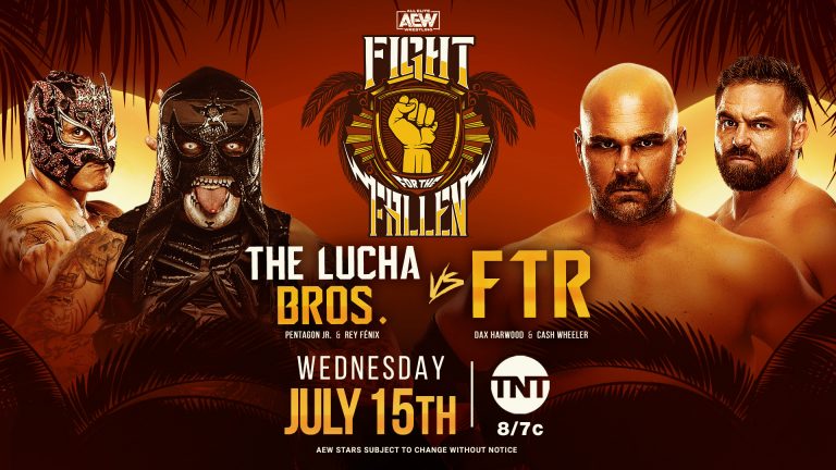 Lucha Bros VS FTR (Formerly the Revival) – Tag Team Action: AEW Fight for the Fallen (7/15) – Live Results & Pro Wrestling News