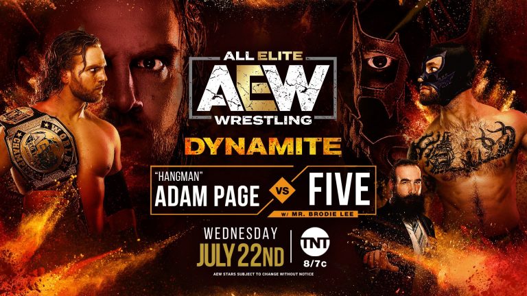 Hangman Page VS FIVE of the Dark Order (with Mr. Brodie Lee): AEW Dynamite (7/22) – Pro Wrestling Preview & News