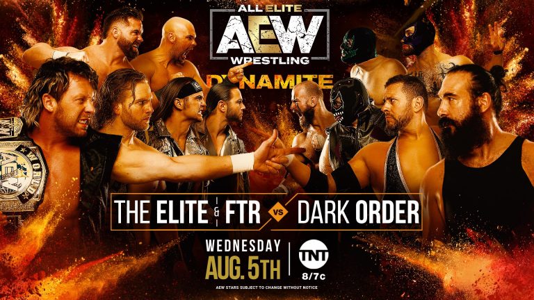 The Elite & FTR VS The Dark Order – 12 Man Tag Team Match: AEW Dynamite (8/5) LIVE RESULTS & PRO WRESTLING NEWS
