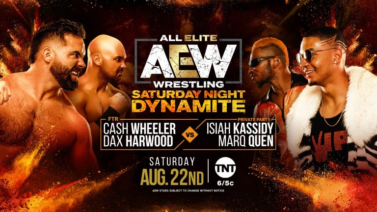 FTR VS Private Party – TAG TEAM MATCH: AEW Dynamite (8/22) Preview & Pro Wrestling News