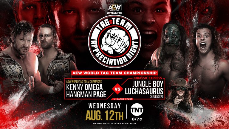 Hangman Page & Kenny Omega VS Jurassic Express (With Marko Stunt) – Title Match – Tag Team Appreciation Night: AEW Dynamite Preview & Pro Wrestling News