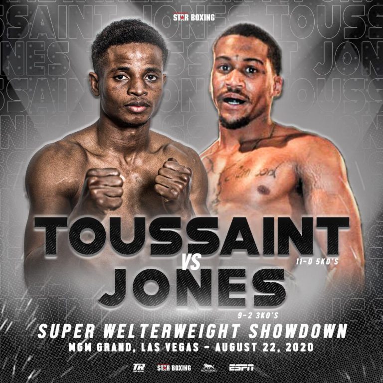 WENDY TOUSSAINT TO FIGHT ISIAH JONES AUG. 22 ON SMITH JR. VS ALVAREZ TITLE ELIMINATOR UNDERCARD – Boxing News