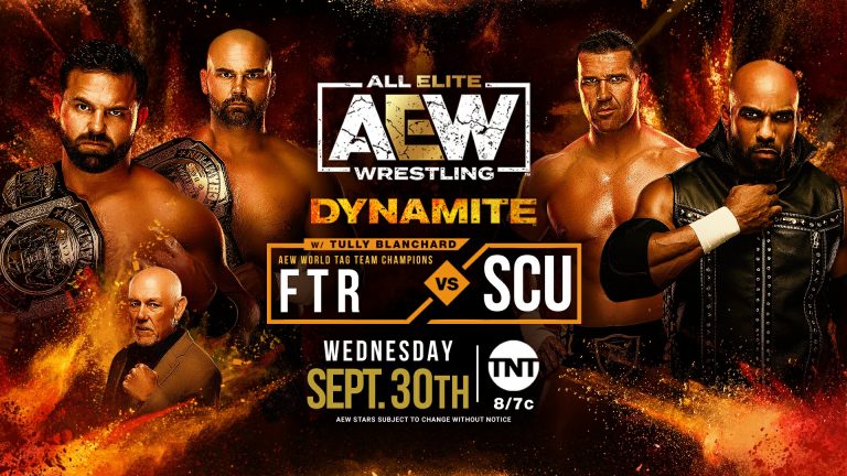 FTR (With Tully Blanchard) VS SCU (With Christopher Daniels) – TAG TEAM TITLE MATCH: AEW Dynamite (9/30) Live Results & Review – PRO WRESTLING NEWS