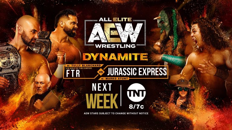 FTR (With Tully Blanchard) VS Jurassic Express (With Marko Stunt) – Tag Team Action: AEW Dynamite (9/16) – Live Results & Review – PRO WRESTLING NEWS