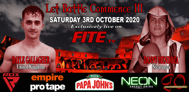 Gallagher Vs Mendoza Headlines LET BATTLE COMMENCE III Live on FITE TV on October 3rd – Boxing News