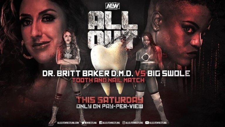 Dr. Britt Baker VS Big Swole – Tooth and Nail Match: AEW ALL OUT (9/5) – PPV Live Results & Pro Wrestling News