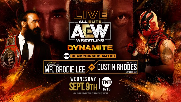 Mr. Brodie Lee (Dark Order) VS Dustin Rhodes – TNT CHAMPIONSHIP MATCH: AEW Dynamite (9/9) – Review, Live Results & PRO WRESTLING NEWS
