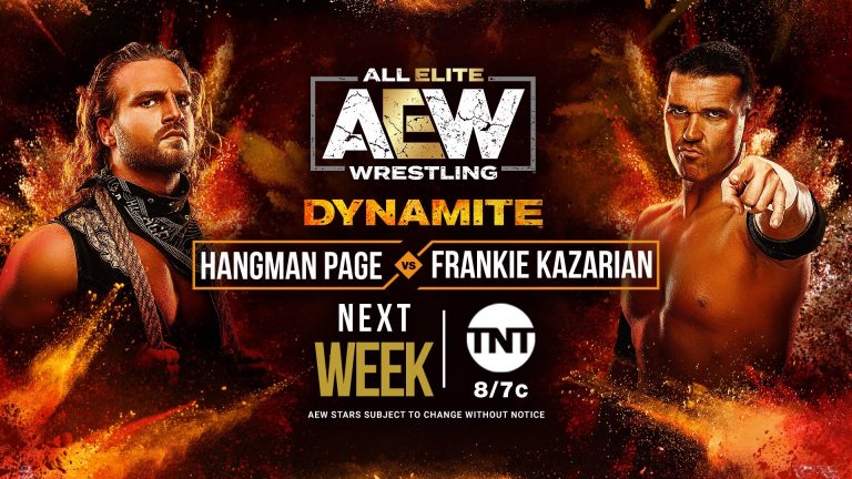 Hangman Page VS Frankie Kazarian: AEW Dynamite Preview & More – PRO WRESTLING NEWS