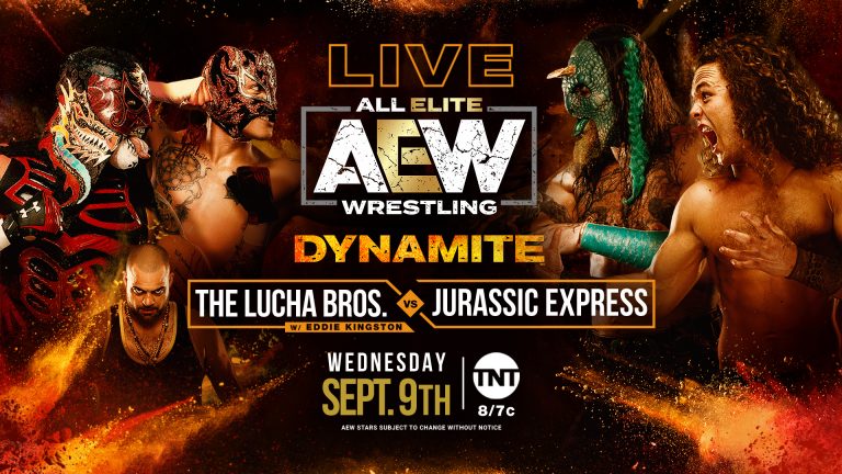 Lucha Bros. (With Eddie Kingston) VS Jurassic Express (With Marko Stunt) – TAG TEAM ACTION: AEW Dynamite (9/9) – Review & PRO WRESTLING NEWS