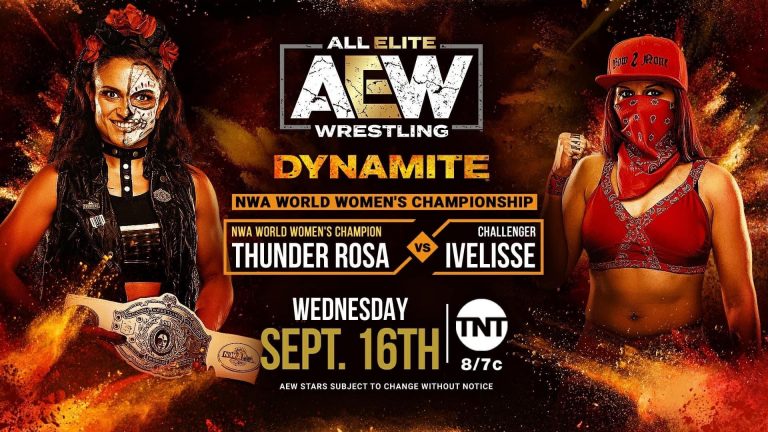 Thunder Rosa VS Ivelisse – NWA Women’s Title Match: AEW Dynamite (9/16) – Live Results & Review – PRO WRESTLING NEWS