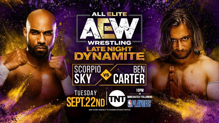 Scorpio Sky VS Ben Carter: AEW Late Night Dynamite (9/22) – Preview – PRO WRESTLING NEWS