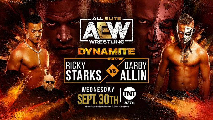 Ricky Starks (With Taz) VS Darby Allin: AEW Dynamite (9/30) Preview – PRO WRESTLING NEWS