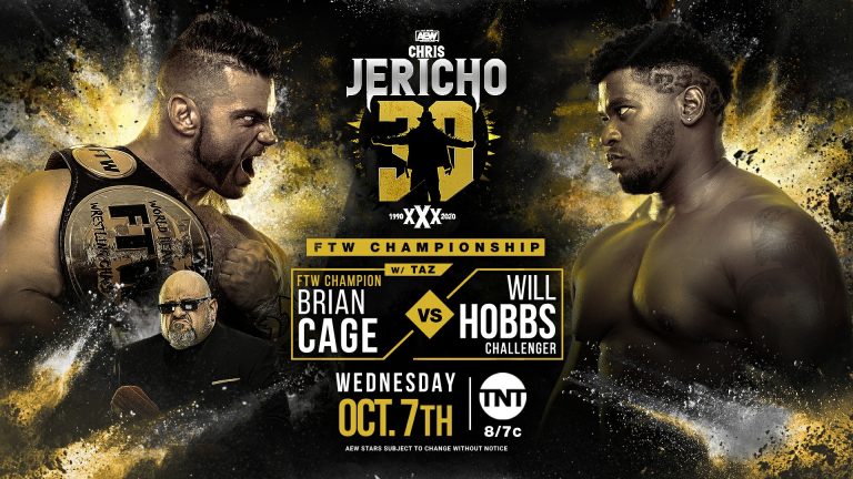 Brian Cage VS Will Hobbs – FTW CHAMPIONSHIP MATCH: AEW Dynamite (10/7) – Live Results & Pro Wrestling News