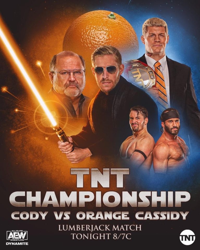 Cody Rhodes (With Arn Anderson) VS Orange Cassidy – TNT CHAMPIONSHIP: AEW Dynamite (10/28) – Live Results & Pro Wrestling News