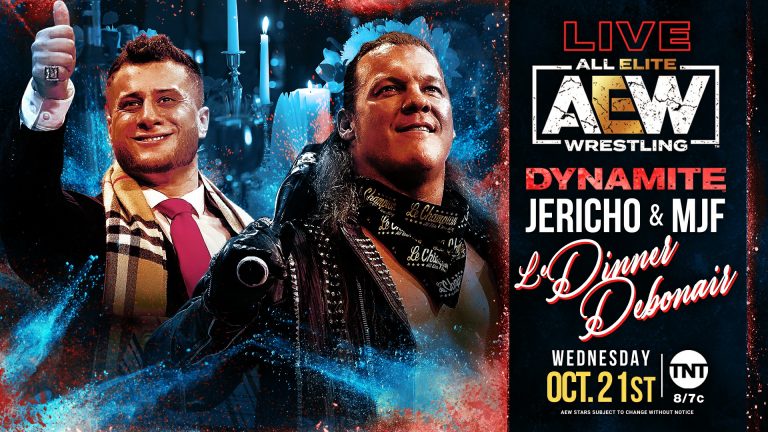 Chris Jericho (Inner Circle) – MJF (With Wardlow) Steak Dinner: AEW Dynamite (10/21) Preview & Pro Wrestling News