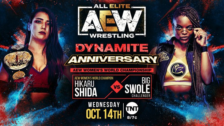 Hikaru Shida VS Big Swole – Women’s Championship Match: AEW Dynamite Anniversary Episode (10/14) – Preview & Pro Wrestling News