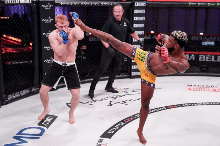 Monster Energy’s A.J. McKee Claims First-Round Submission Victory Over Darrion Caldwell at Bellator 253 – MMA News