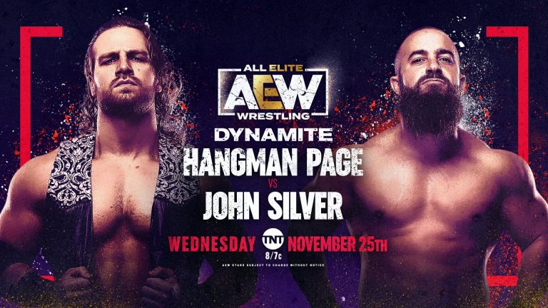 Hangman Page VS John Silver (Dark Order): AEW Dynamite (11/25) – Live Results & Pro Wrestling News