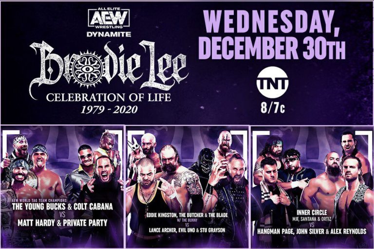 Brodie Lee Celebration of Life: AEW Dynamite (12/30) – Live Results & Pro Wrestling News