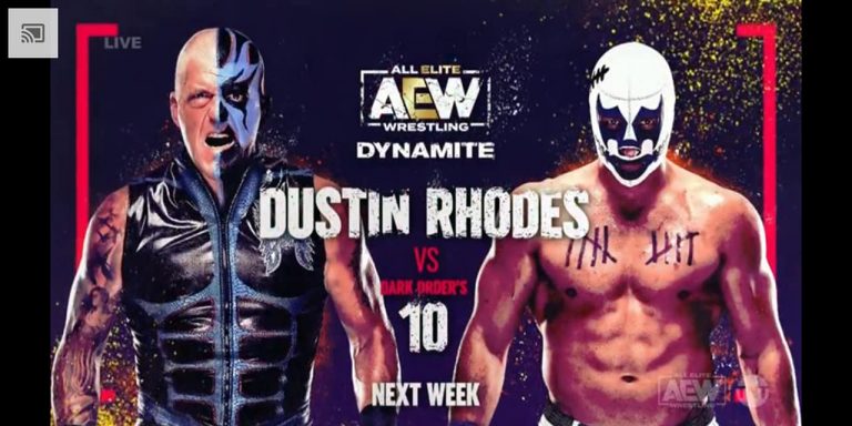 Dustin Rhodes VS 10 (Dark Order): AEW Dynamite (12/9) – Preview & More – PRO WRESTLING NEWS