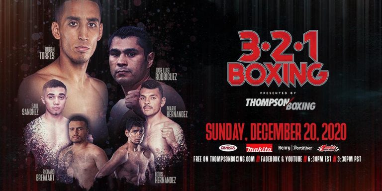 Ruben Torres Replaces Michael Dutchover Headlining Final 3.2.1. Boxing Event of 2020 – Boxing News