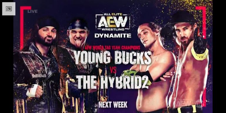 Young Bucks VS The Hybrid2 – Tag Team Match: AEW Dynamite (12/9) – Live Results & Pro Wrestling News