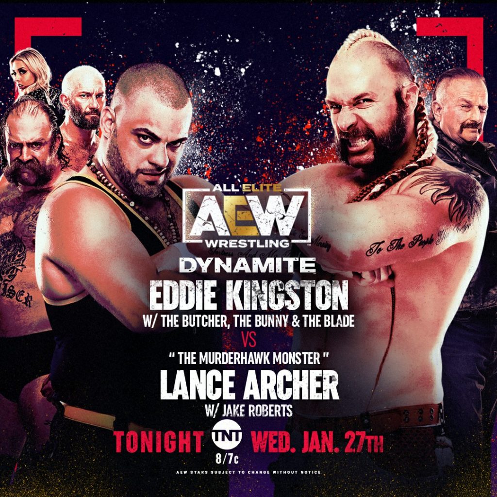 Lance Archer VS Eddie Kingston: AEW Dynamite (1/27) – Live Results ...