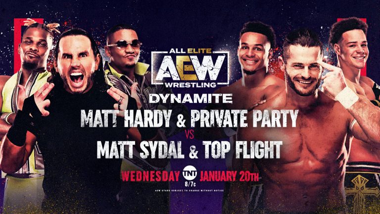 Matt Hardy & Private Party VS Matt Sydal & Top Flight: AEW Dynamite (1/20) Preview & Pro Wrestling News