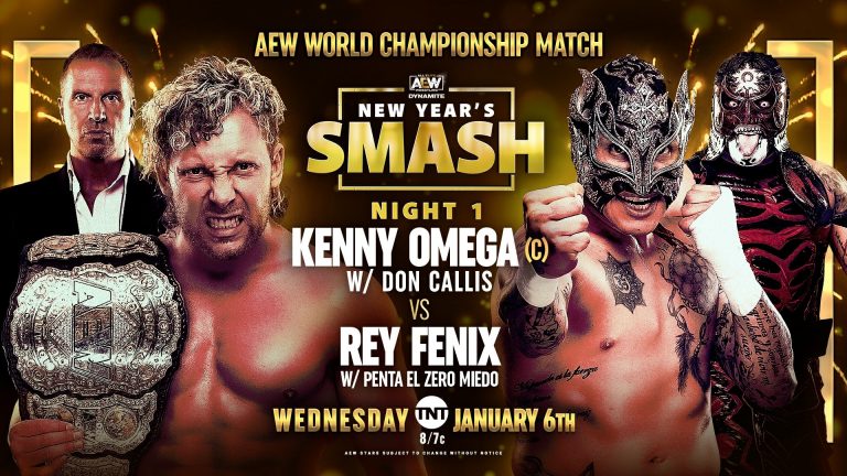 Kenny Omega VS Rey Fenix – AEW World Title Match – Good Brothers Invade – New Year’s Smash: AEW Dynamite (1/6) – Live Results & Pro Wrestling News