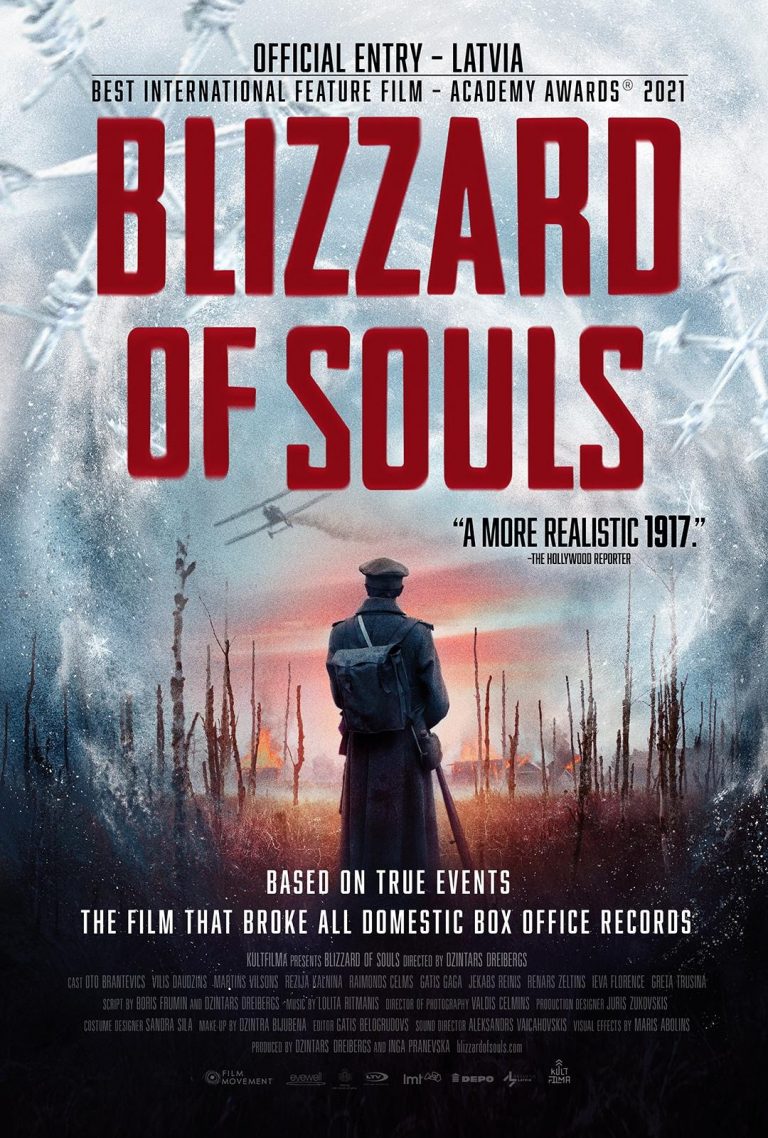 On 1/8, WWI Epic BLIZZARD OF SOULS, Latvia’s Official Oscar Entry and Biggest Box Office Hit in 30 Years, Opens in Virtual Cinema & NEW TRAILER Released – Movie News