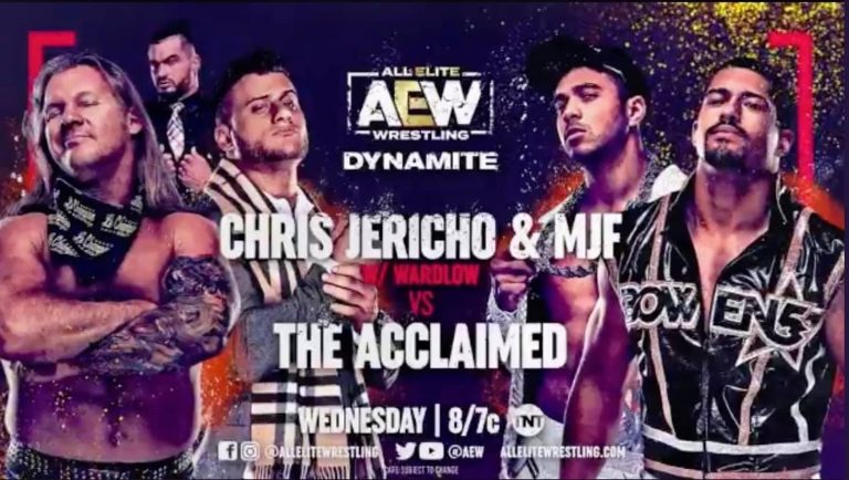 Chris Jericho & MJF (With Wardlow) VS The Acclaimed – TAG TEAM ACTION: AEW Dynamite (2/10) – PRO WRESTLING PREVIEW & NEWS