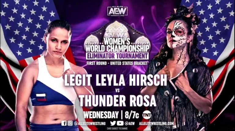 Thunder Rosa VS Leyla Hirsch – WOMEN’S CHAMPIONSHIP TOURNAMENT MATCH: AEW Dynamite (2/10) – Live Results, Review & PRO WRESTLING NEWS