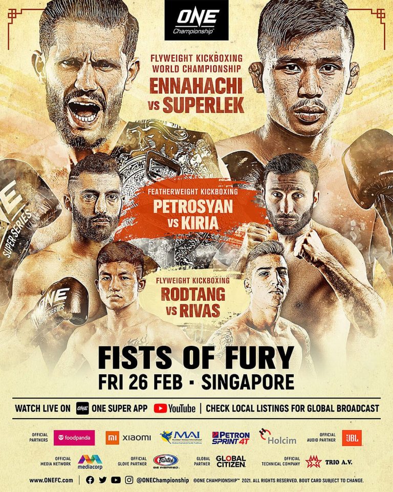 Ilias Ennahachi to Defend ONE Flyweight Kickboxing World Championship Against Superlek Kiatmoo9 at ONE: FISTS OF FURY – MMA News