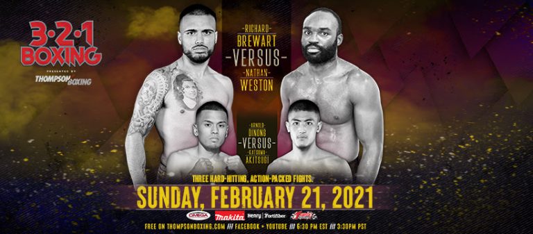 Brewart Jr. vs. Weston New Main Event for 3.2.1. Boxing – News