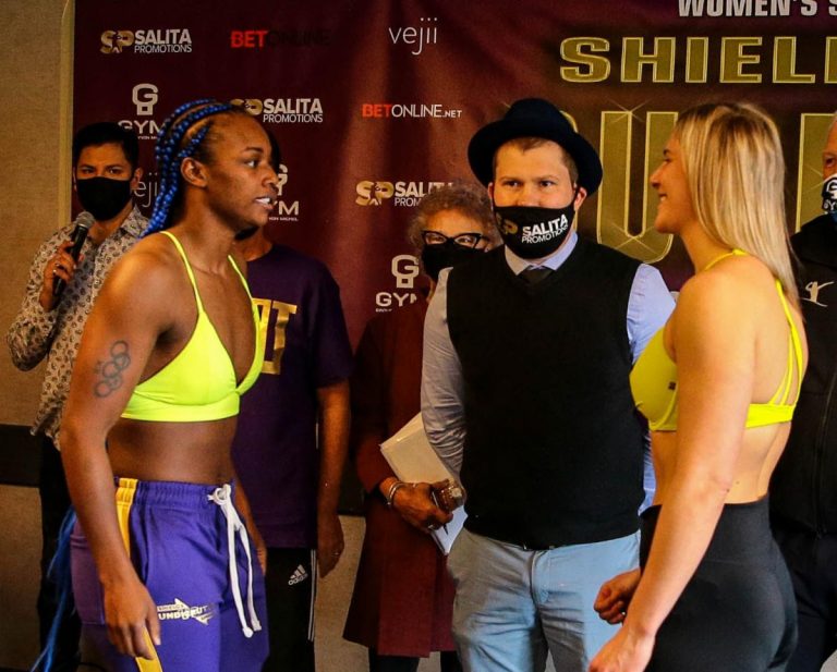 SUPERWOMEN: SHIELDS VS. DICAIRE ALL-FEMALE PAY-PER-VIEW – Fighting Words, Final Weights & More – Boxing News