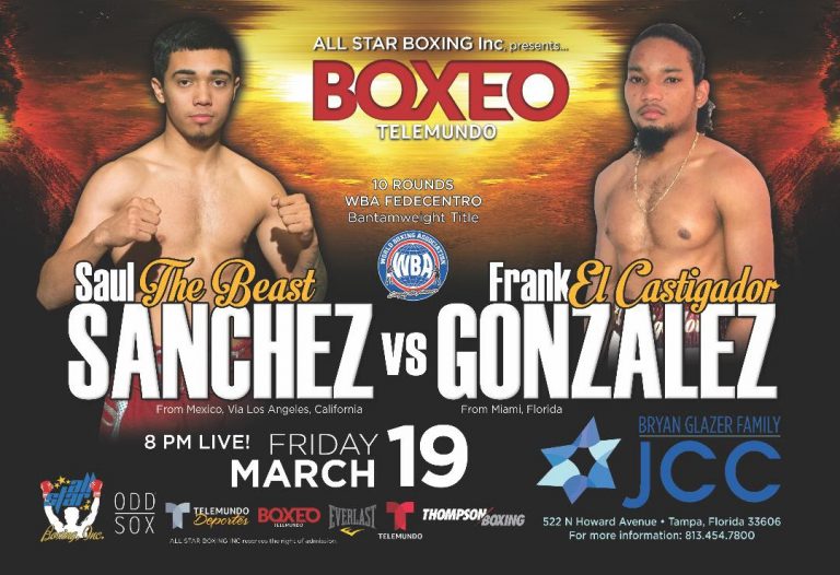 Saul Sanchez Looks to Shine Against Frank Gonzalez March 19 on Telemundo Main Event – Boxing News