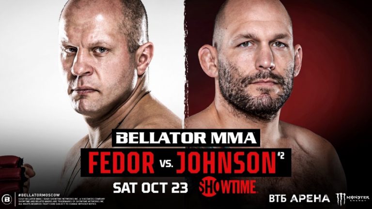 BELLATOR MMA 269: Fedor vs. Johnson HEATS UP – WAR on October 23 – MMA News