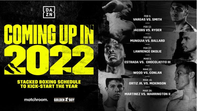 DAZN KICKS OFF 2022 IN STYLE WITH EIGHT BLOCKBUSTER FIGHTS – Boxing News