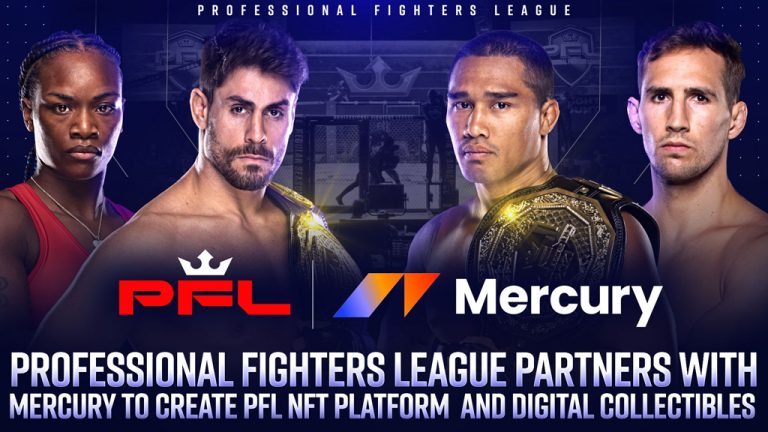 PROFESSIONAL FIGHTERS LEAGUE PARTNERS WITH MERCURY TO CREATE PFL NFT PLATFORM AND DIGITAL COLLECTIBLES – MMA News