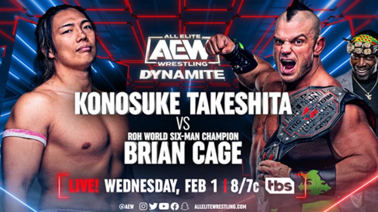 Konosuke Takeshita BEATS Brian Cage: AEW DYNAMITE RESULTS