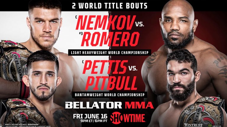 BELLATOR 297: NEMKOV VS. ROMERO & PETTIS VS. PITBULL CARD COMPLETE WITH THE ADDITION OF SIX NEW BOUTS – MMA News