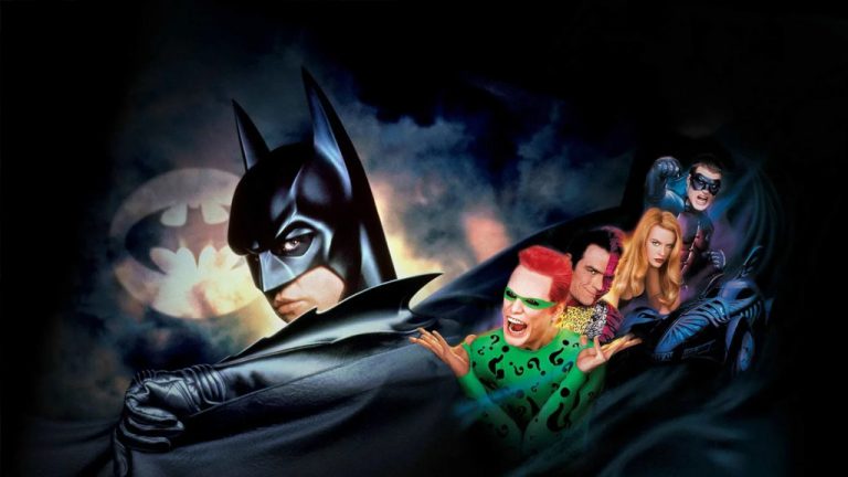 Batman Forever (1995) – Jim Carrey, Tommy Lee Jones, Val Kilmer SUPERHERO MOVIE REVIEW